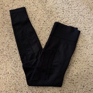 Full Seat Black Riding Compression Breeches, Size XS/S